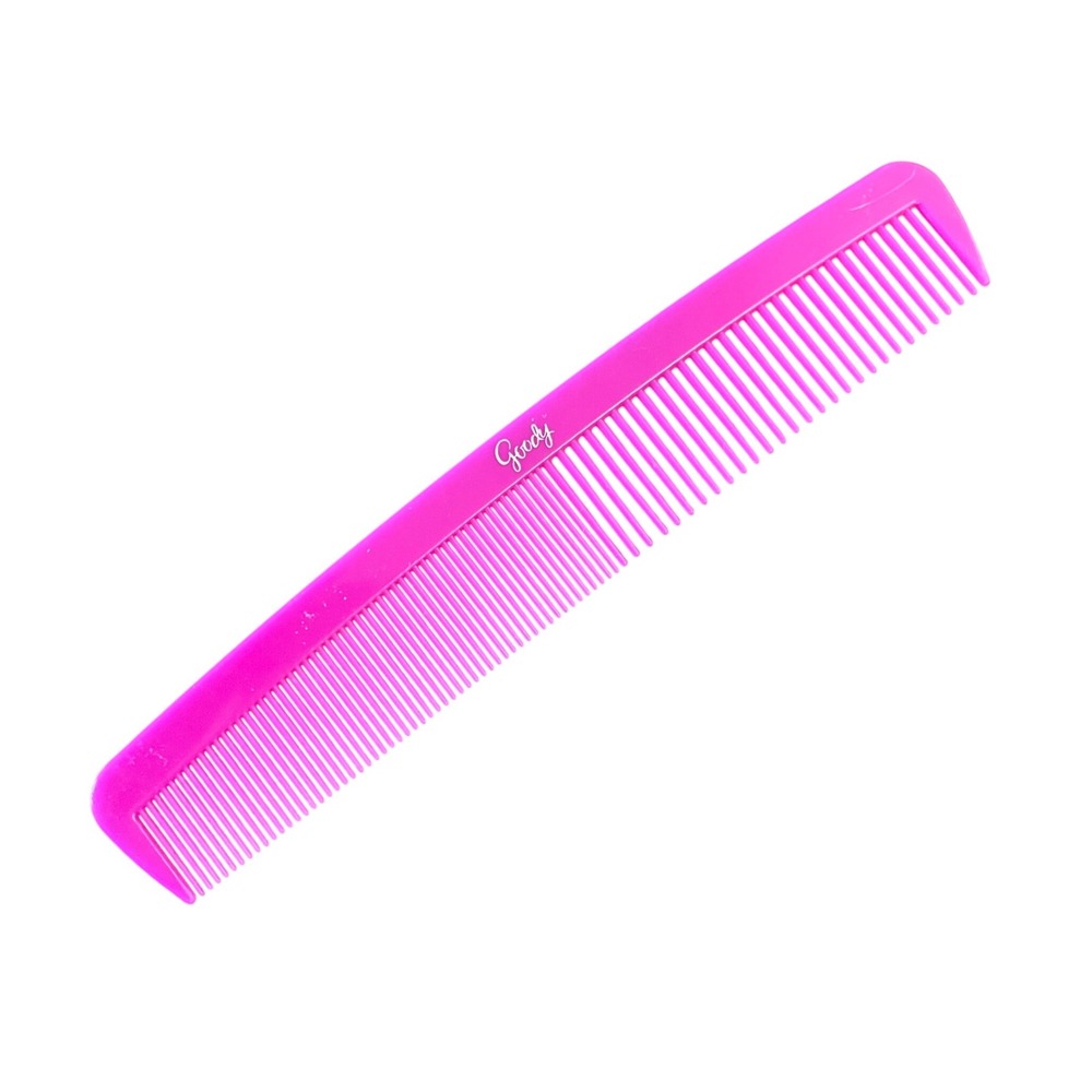 Vintage pink goody Plastic Hair Comb‎ USA Wide Purse Pocket Unbreakable NEW